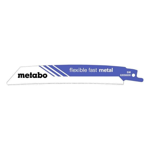 Metabo 626566000 SABRE SÅGBLAD FLEXIBEL SNABB METALL Sågbladslängd 150 mm 5 st.