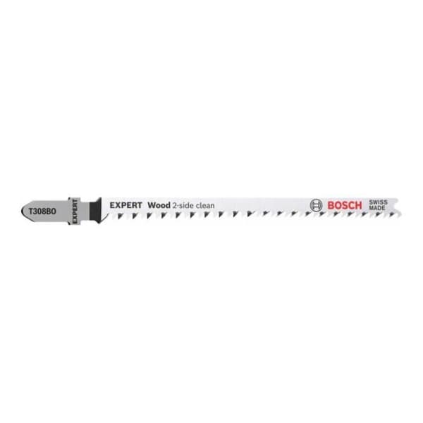 3 sticksågsblad 117 mm HCS T308BO för trä - BOSCH EXPERT - 2608900554