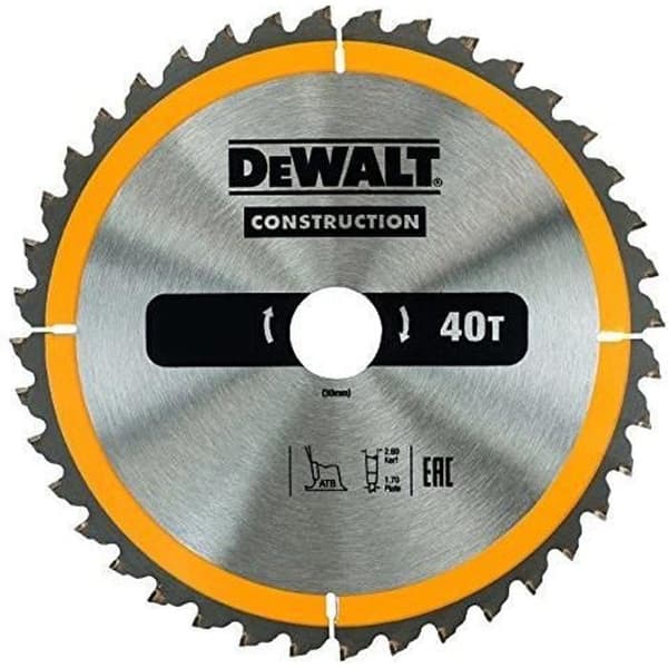 Stationärt cirkelsågblad 235-30 mm 40 tänder - DeWALT - DT1955-QZ