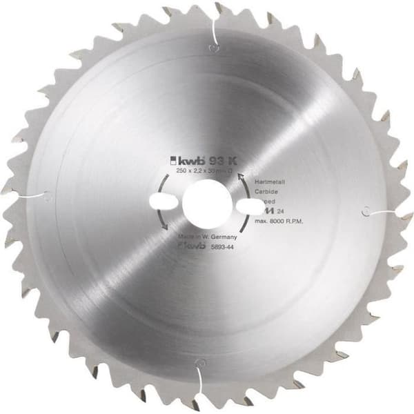 KWB Cirkelsågblad för konstruktion och bordsågar 250 mm - 589344