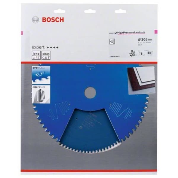 Bosch Accessories Expert för högtryckslaminat 2608644364 Cirkelsågblad 305 x 30 x 2,2 mm Antal tänder: 96 1 st.