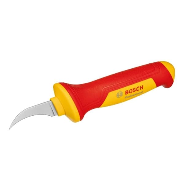 Bosch Professionell VDE Fällkniv (med skaftformad böjd blad, blad av stål S2)