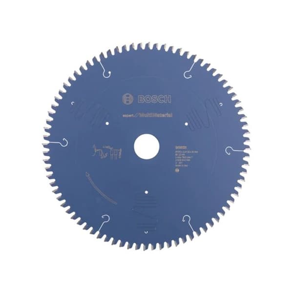 Cirkelsågblad - BOSCH - Expert för Multi Material - 250x30x2,4mm - 80 tänder - Anti-vibration