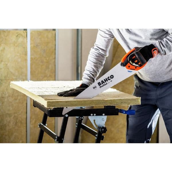 Handsåg - BAHCO - PC-22IN - 600 mm - Speciellt designad för isoleringsmaterial - Vågiga tänder