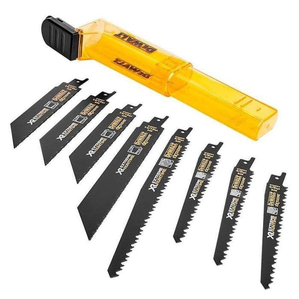 Set med 8 XR Extreme Runtime sabelsågblad DEWALT - DT99551