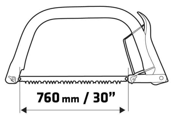 Bogsåg 760 mm