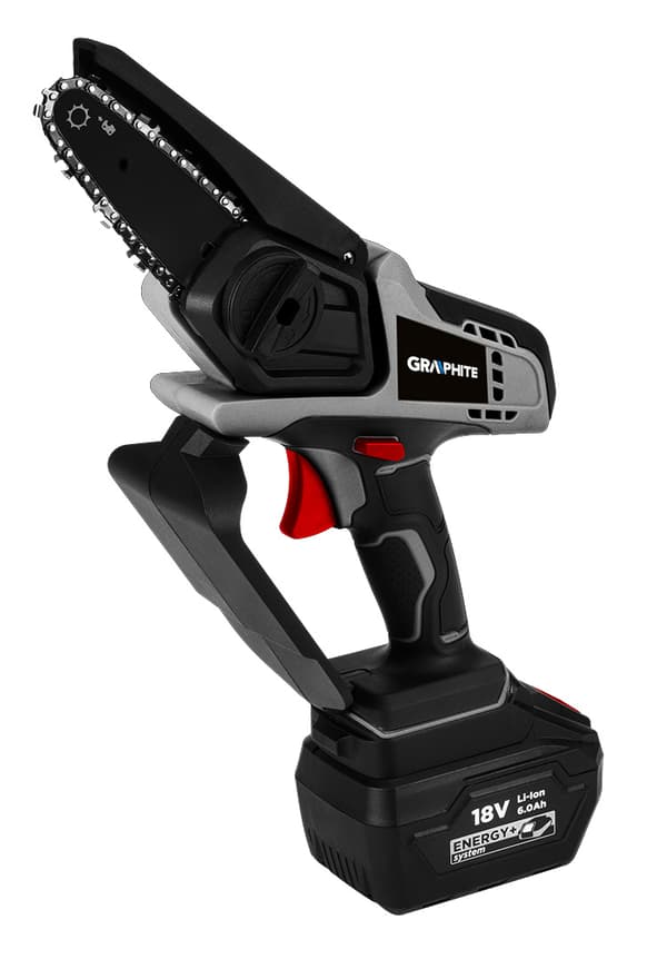 Mini akku motorsav Energy+ 18V Li-lon, hastighed: 0-5400 min-1