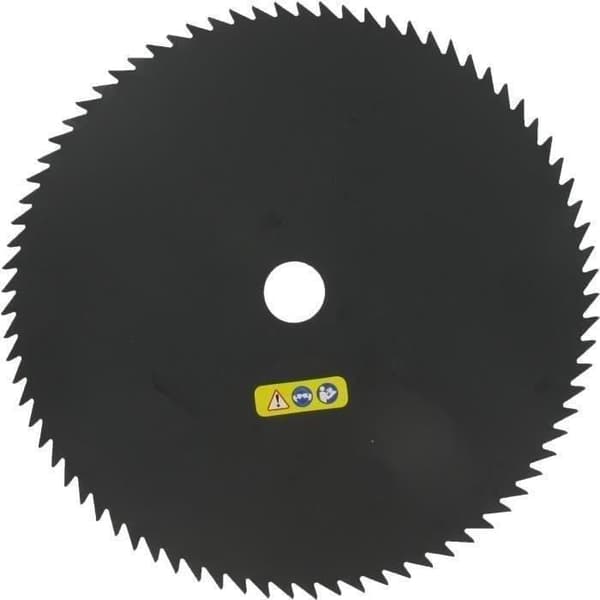 Lame 80 tänder anpassningsbar för röjsåg - Skärning av 250mm, hål: 25,4mm, tjocklek: 1,9mm