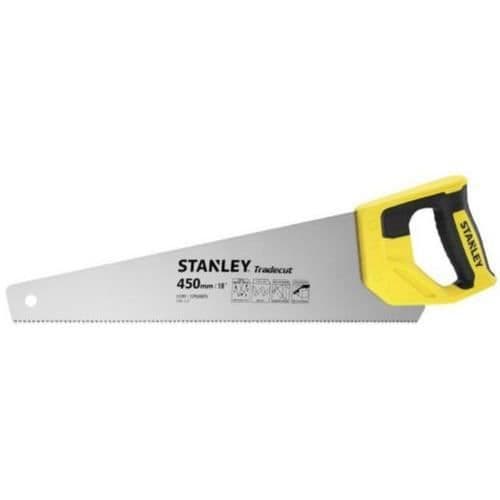 Stanley Tradecut såg 450 mm - 11 TPI - Bi-material handtag - Vit