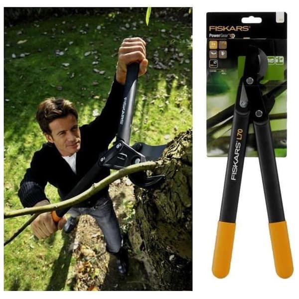 PowerGear L70 S FISKARS grenskärare - krok och blad 46cm Ø 38mm