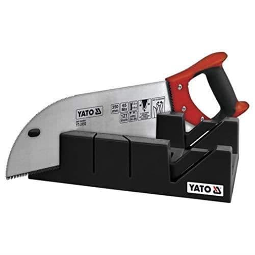 YATO plastgeringslåda med baksåg 350mm