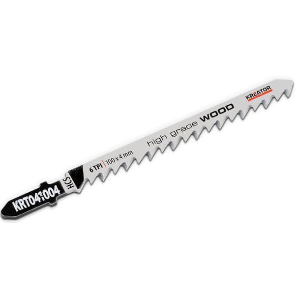 Svärd för sticksåg - KREATOR - KRT041004 - Mjukt trä - Hög kolhalt - 100x4mm