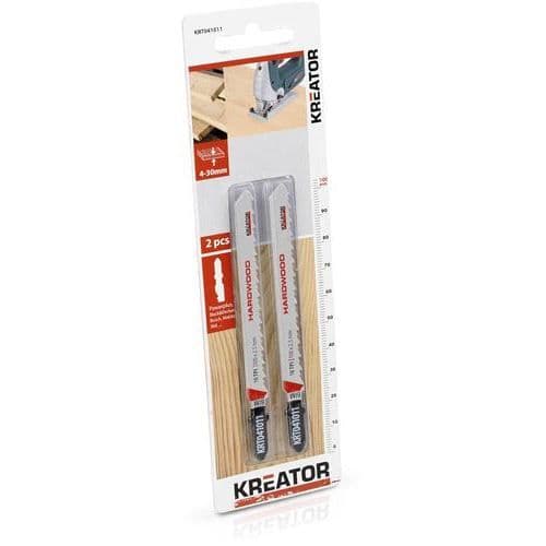 Lames trä/metal BIM 100x2.5mm för sticksåg Kreator-KRT041011