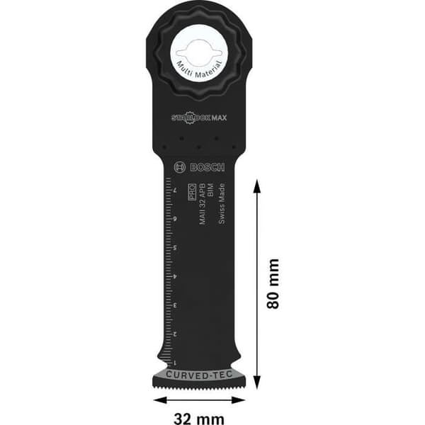 Bosch 10x Lame PRO Multi Material MAII 32 APB för Klamrat Trä, Sandwich Metall, 10 st