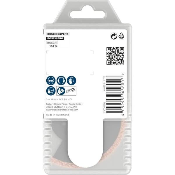 Bosch 10x Klingor för multifunktionsverktyg PRO Multi Material ACZ 85 RT3 för Mörtel, Cellbetong, Ø 85 mm