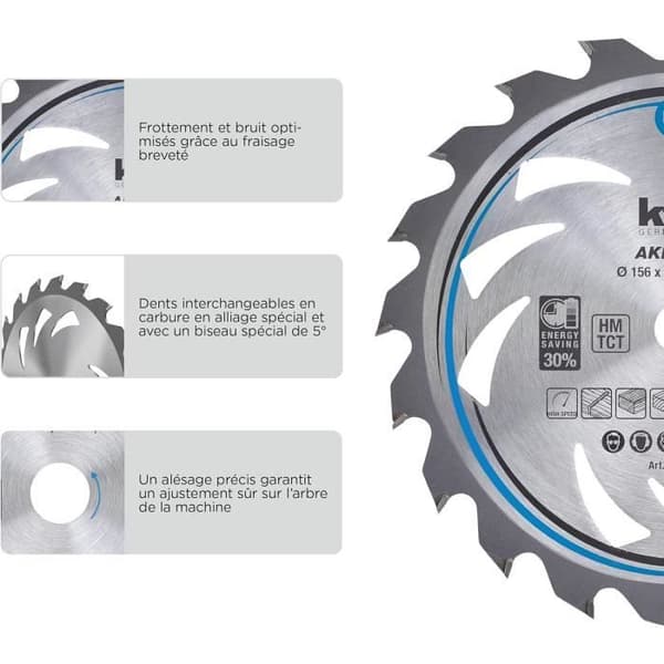 Klinga för cirkelsåg kwb Energy-Saving Easy Cut, Ø 150 x 20 mm
