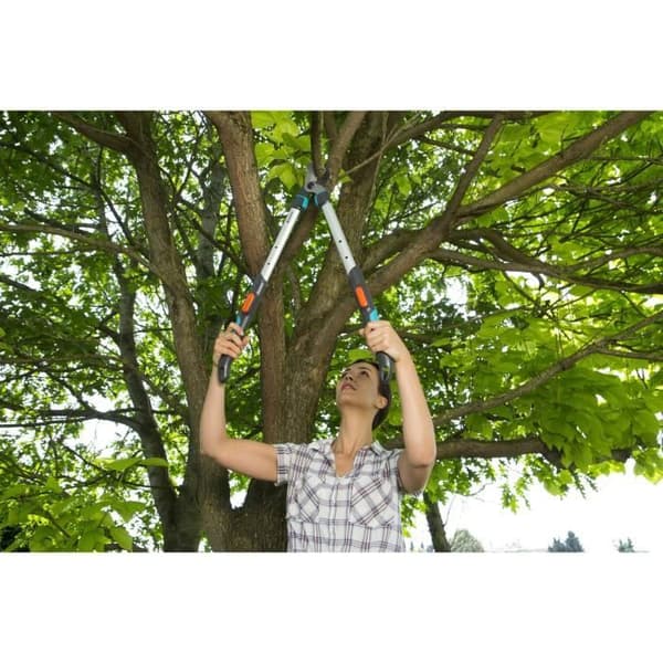 GARDENA TeleCut 520-670 B teleskopsax – Rak blad – Skär Ø42mm max – Antistick – 25 års garanti (12005-20)