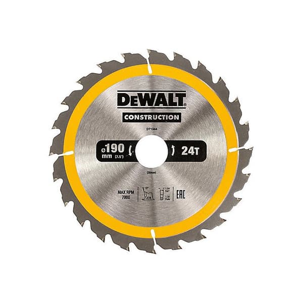 DeWALT cirkelsågblad, 190-30 mm, 24 tänder - DT1944-QZ