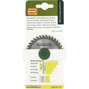Diamantkapskiva - PROXXON - 28732 - Diam 80 x 16 mm - Perforering 10 mm - Hög kvalitet