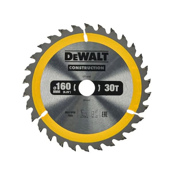 Cirkelsågblad - DEWALT - DT1932-QZ - Snabbkapningar - Trä med spik - Supersmal kropp