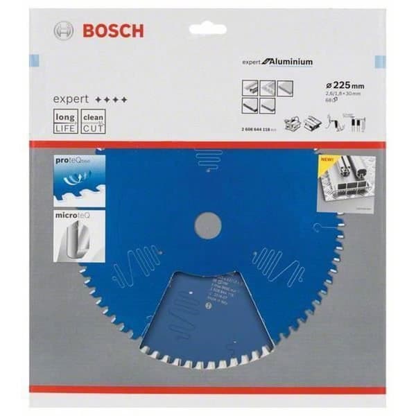 Cirkelsågblad - BOSCH - 2608644118 - 225x30x2,6 mm - 68 tänder - Aluminium
