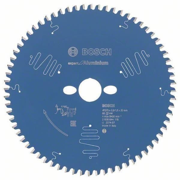 Cirkelsågblad - BOSCH - 2608644118 - 225x30x2,6 mm - 68 tänder - Aluminium