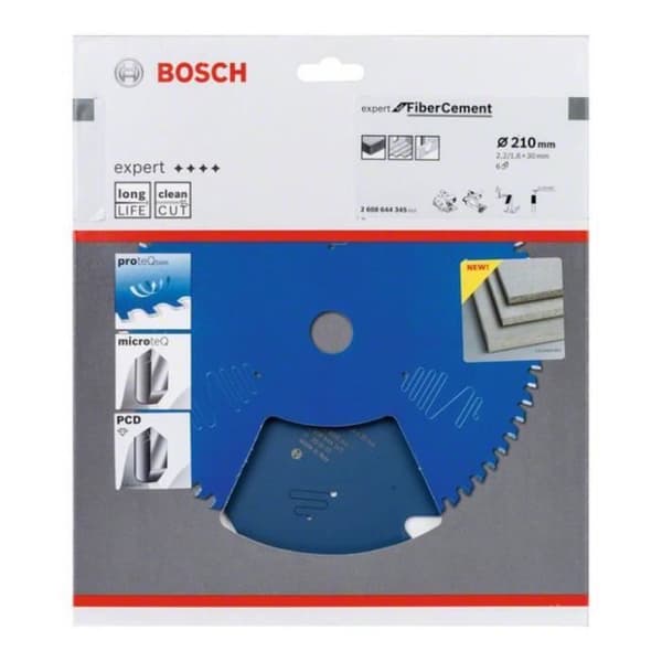 Cirkelsågblad för Fibercement 6 tänder - BOSCH EXPERT - 2608644345