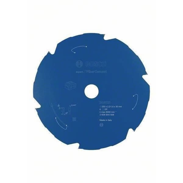 Bosch Expert för Fiber Cement cirkelsågblad för sladdlösa sågar 250 x 2,2-1,6 x 30 T6 - 2608644558