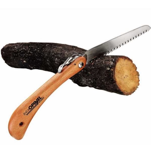 Fällkniv med såg - Opinel - 18 cm - 2 rader av tänder - Ren snitt - Fällbar