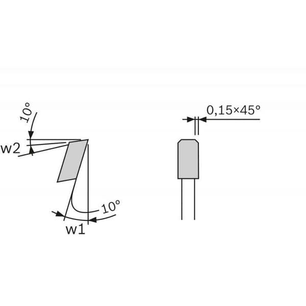 Cirkelsågblad för Fibercement 6 tänder - BOSCH EXPERT - 2608644350