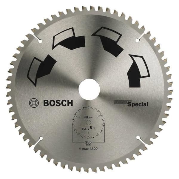 Bosch Tillbehör Special 2609256895 Cirkelsågblad i hårdmetall 235 x 30 mm Antal tänder: 64 1 st (s)