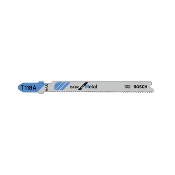 Sticksågsblad - BOSCH - T118A - Trä och metall - 100 stycken