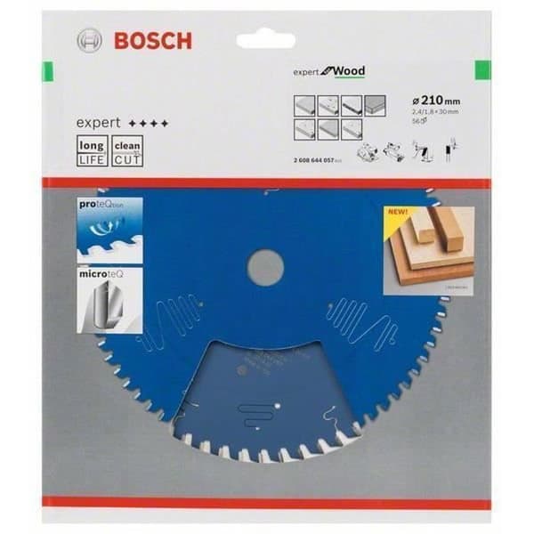 Cirkelsågblad - Bosch - 2 608 644 057 - 21 cm - 1,8 mm - 9000 varv/min