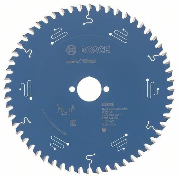 Cirkelsågblad - Bosch - 2 608 644 057 - 21 cm - 1,8 mm - 9000 varv/min