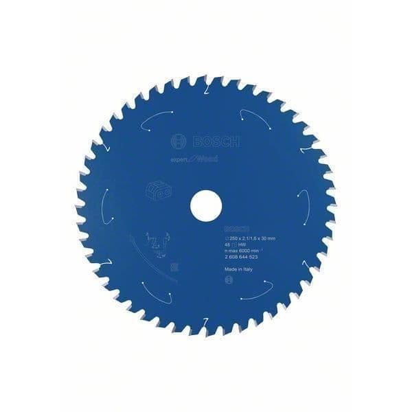 Cirkelsågklinga - Bosch - Expert för trä - 250 mm - 48 tänder - 2,1/1,6 mm