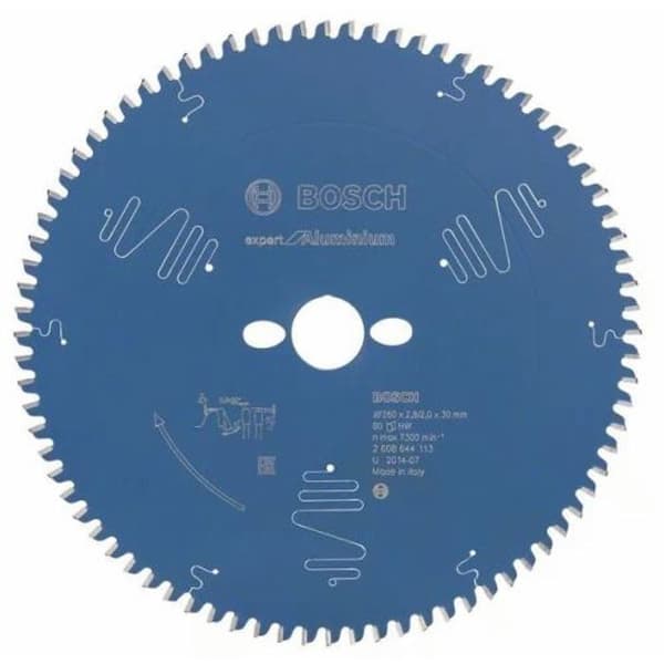 Cirkelsågblad för aluminium 260 x 30 x 2mm 96 tänder - BOSCH EXPERT - 2608644113