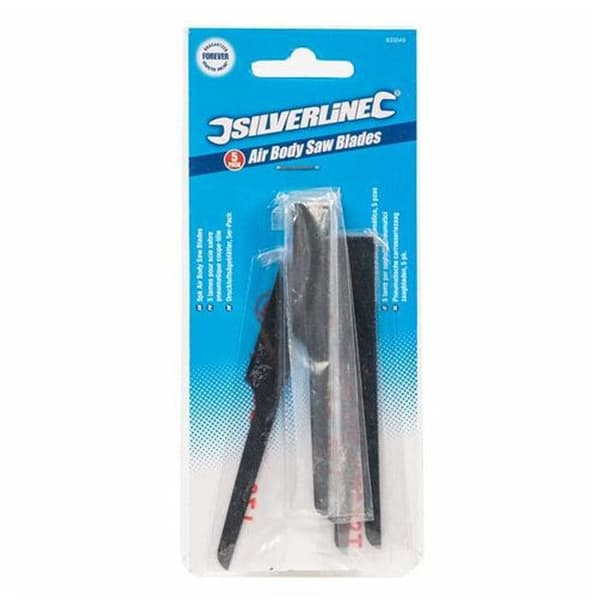 Sabre sågblad - Silverline - 5 blad - Bimetall - 95 x 12 mm - Kompatibel med Silverline 456932