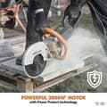 Miniatyrbild 3 av 4: Evolution R230DCT 230 mm 9" elektrisk materialskärare med diamantklinga - EVOLUTION ELVERKTYG