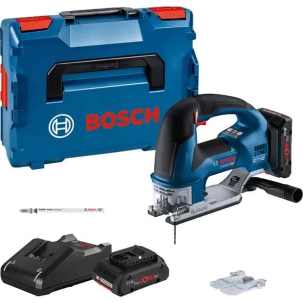 BOSCH AKKU-STICHSÄGE GST 18V-155 BC, 2XPROCORE18V 4.0AH, LADGERÄT UN