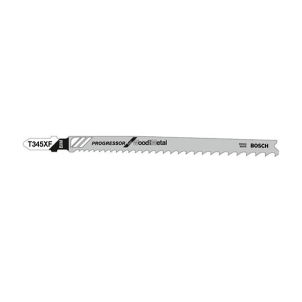 Sticksågsblad T345XF Trä med metall