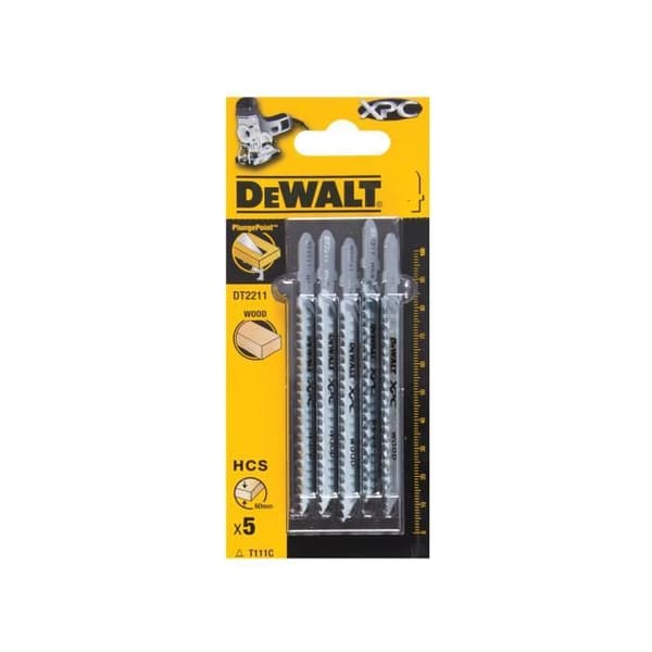 DEWALT XPC HCS trästicksågsblad 5-pack T111C DEWDT2211QZ