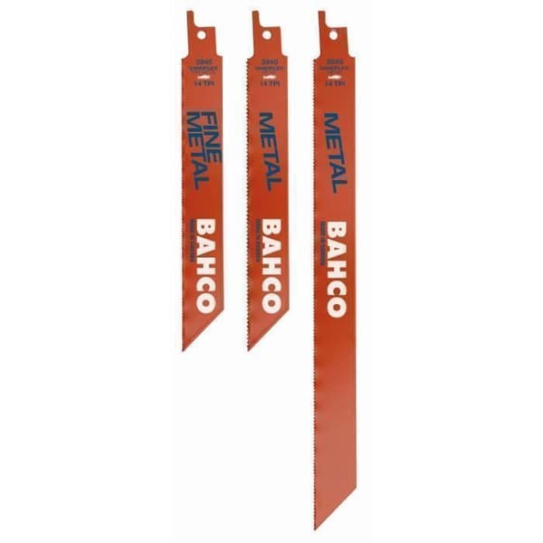 Bahco Sandflex bimetall sabelsågbladssats för metall - 5 st - 3940-METAL-SET-5P