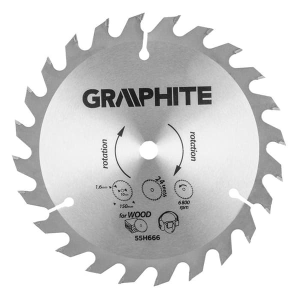 Sågblad, Widia 150 x 10 mm, 1,6 mm, 24 tänder, Energy+