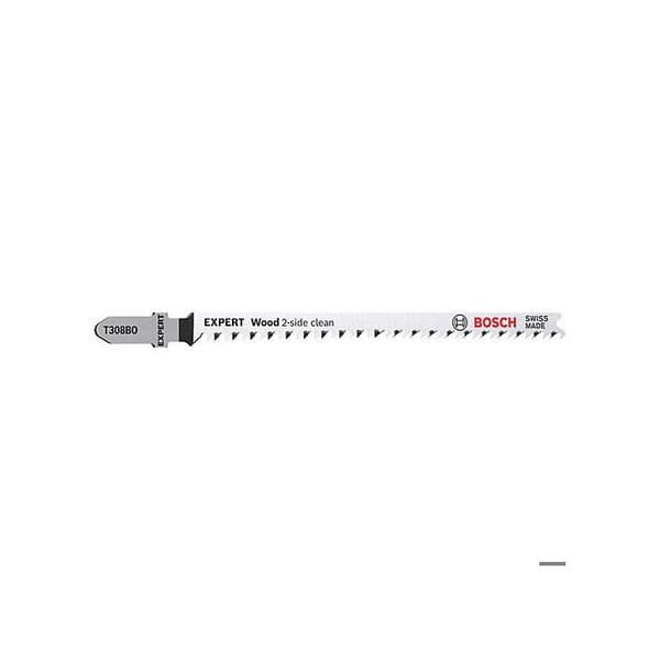 Sticksågblad - BOSCH - T 308 BO - Precisionsskärning - 2-Side Clean - Paket om 5