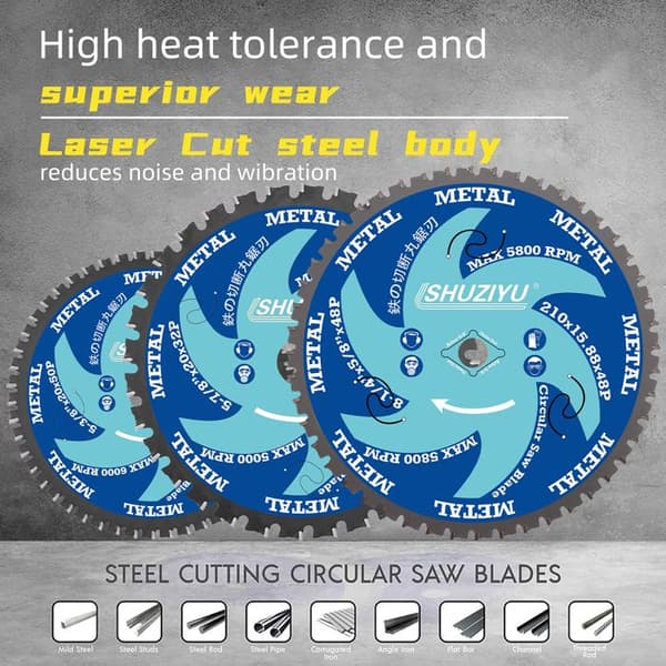 LSHUZIYU 85mm 30T, Tonnel 15mm, Super Fin Kerf 1.6mm, Cirkelsågblad, För Att Skära Metall, Stålstång, Plåt