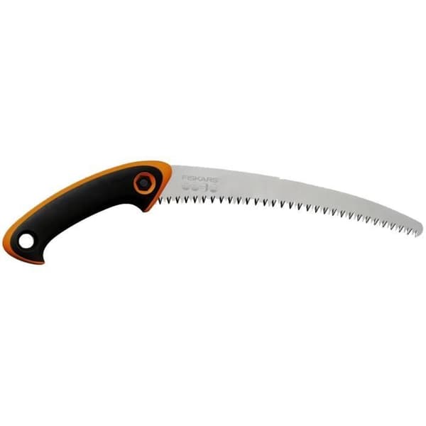 Trädgårdssåg - FISKARS - 24 cm - Böjt blad - Softgrip-handtag - Kolstål