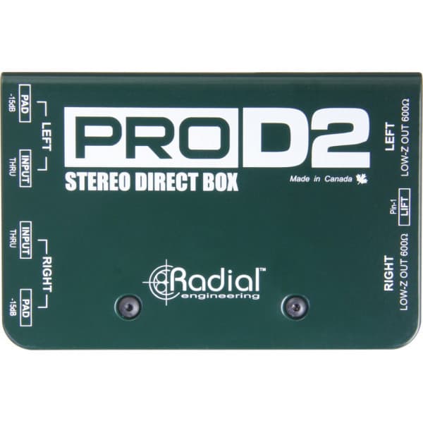 Radial Engineering ProD2 -DI-boks, stereo