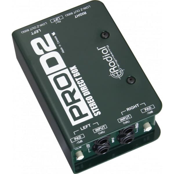 Radial Engineering ProD2 -DI-boks, stereo
