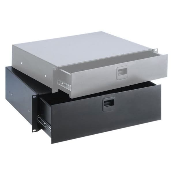 Adam Hall Tiroir rackbar 19'' 3U 87403 E Stål för Rack