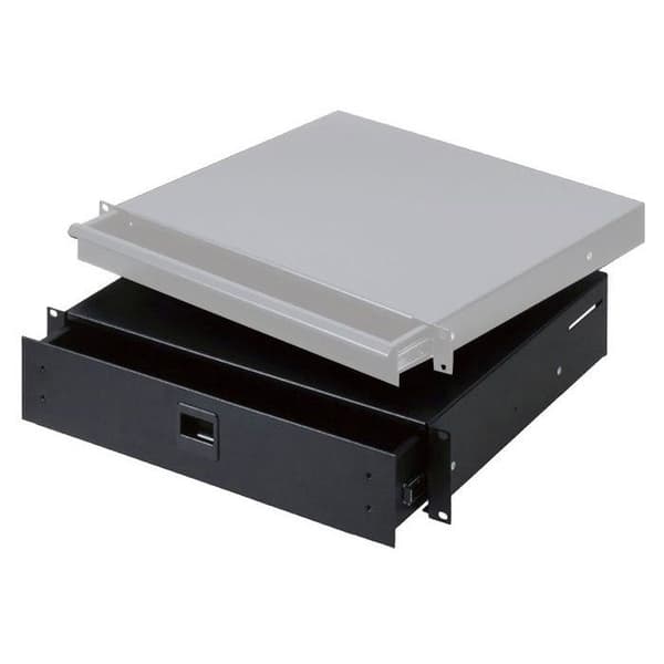 Adam Hall Tiroir rackbar 19'' 2U 87402 E Plåt för Rack